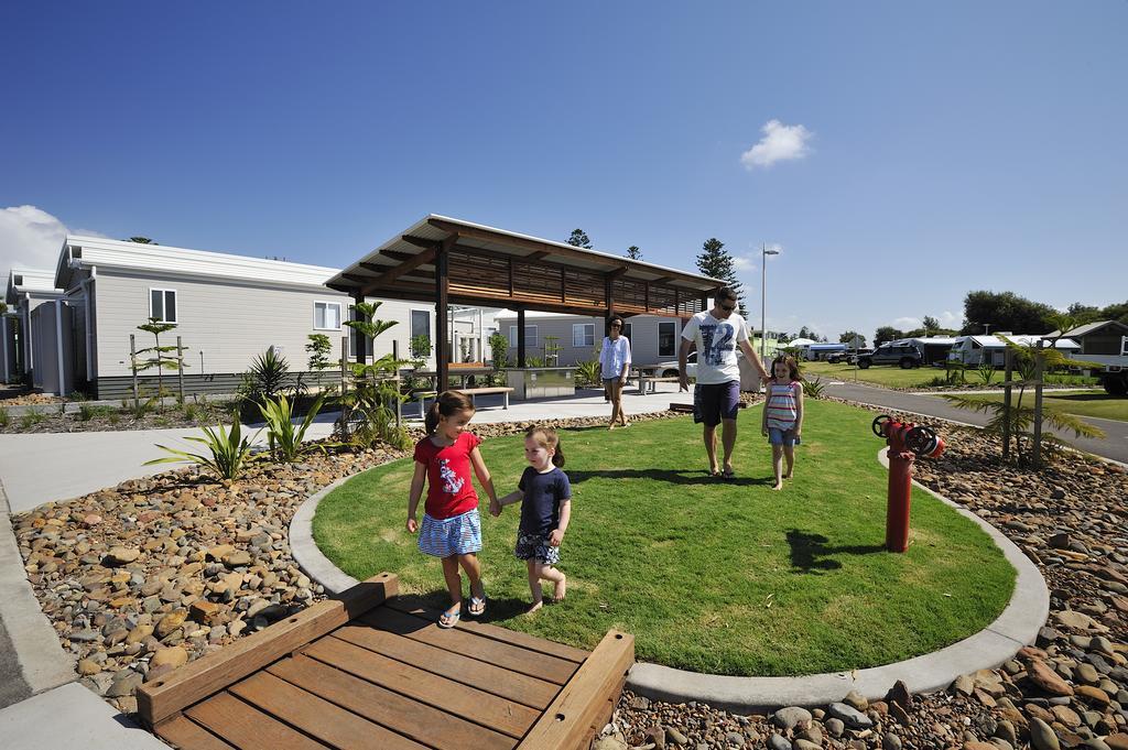 Nrma Stockton Beach Holiday Park Hotell Eksteriør bilde